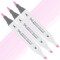 Artfinity Sketch Marker Sets - Set of 3 - Water Lily RV3-0, Vibrant, Professional, Dye-Based Alcohol Markers for Artists, Drawing, Travel, & More
